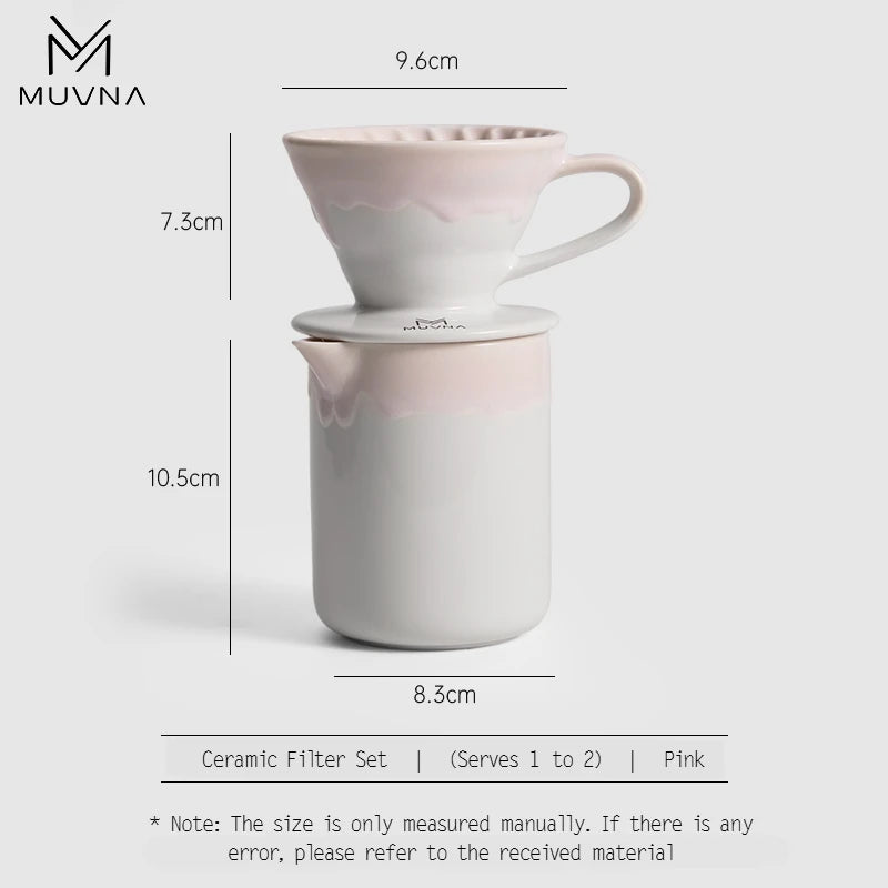 60° Ceramic Espresso Filter & Pour Over Set