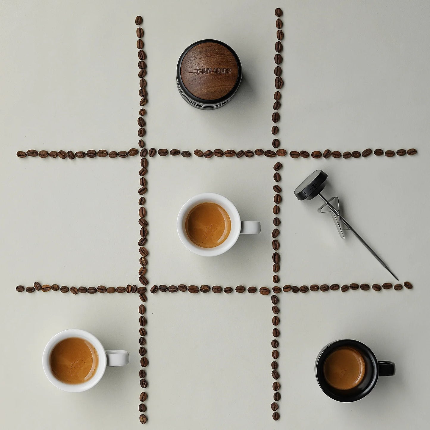 MHW-3BOMBER Espresso 80ml Ceramic Cup and Saucer | POCILLO | Demitasse - POCILLO