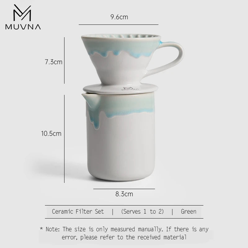 60° Ceramic Espresso Filter & Pour Over Set