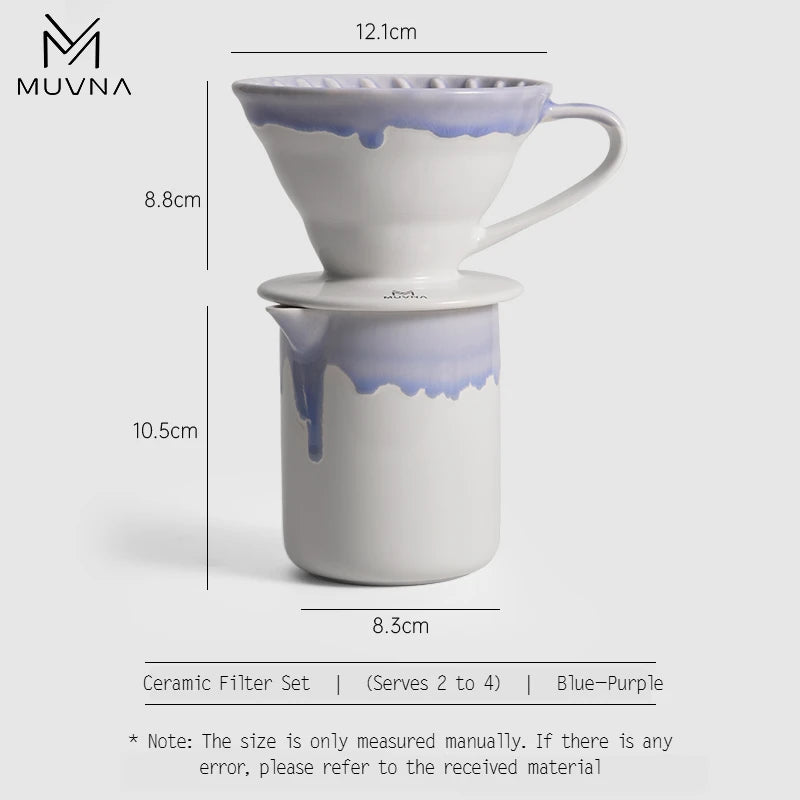 60° Ceramic Espresso Filter & Pour Over Set