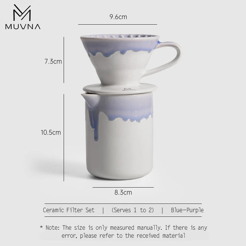 60° Ceramic Espresso Filter & Pour Over Set