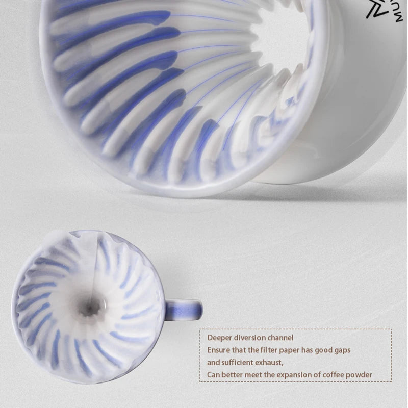 60° Ceramic Espresso Filter & Pour Over Set
