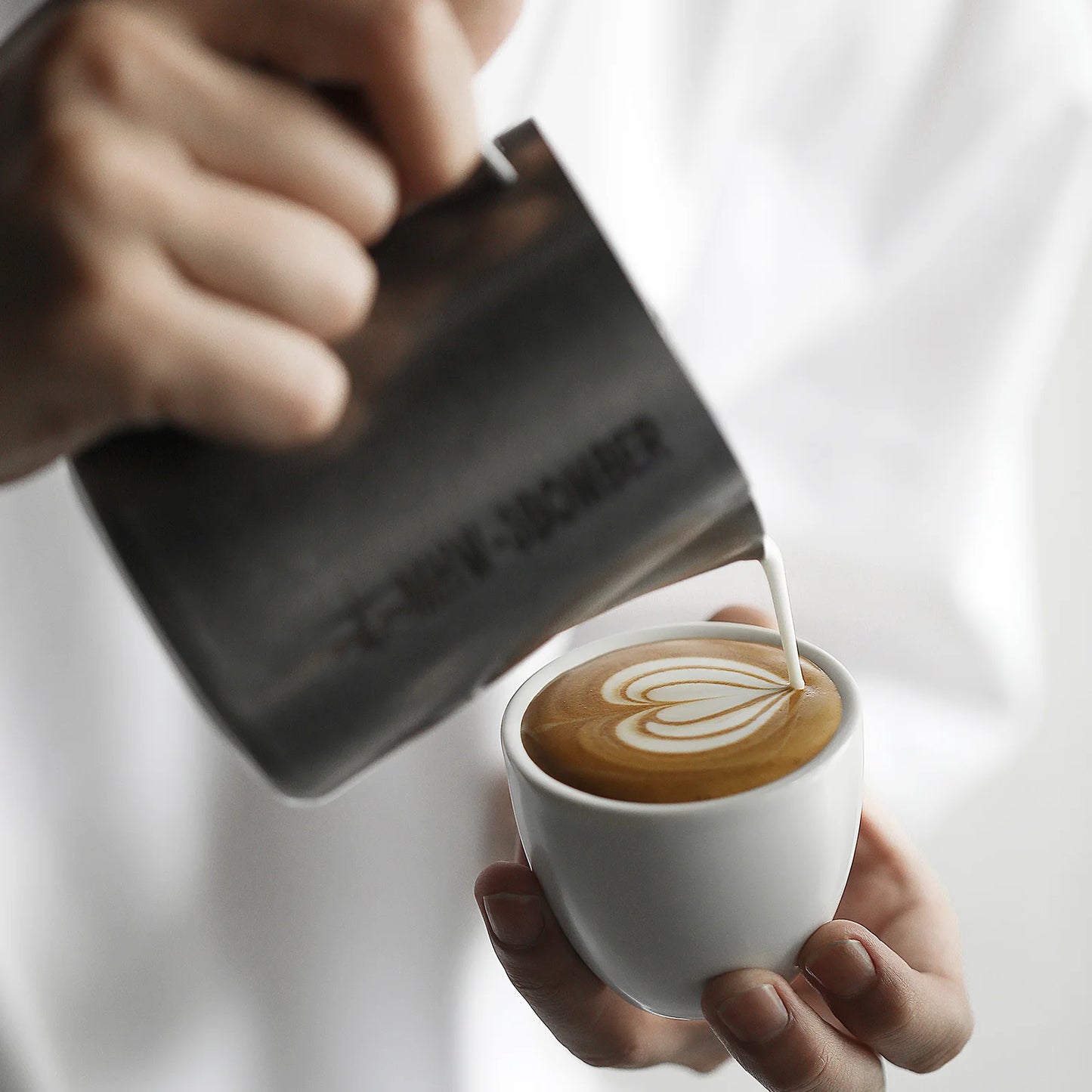 MHW-3BOMBER Espresso 80ml Ceramic Cup and Saucer | POCILLO | Demitasse - POCILLO