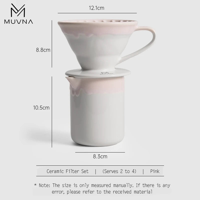 60° Ceramic Espresso Filter & Pour Over Set