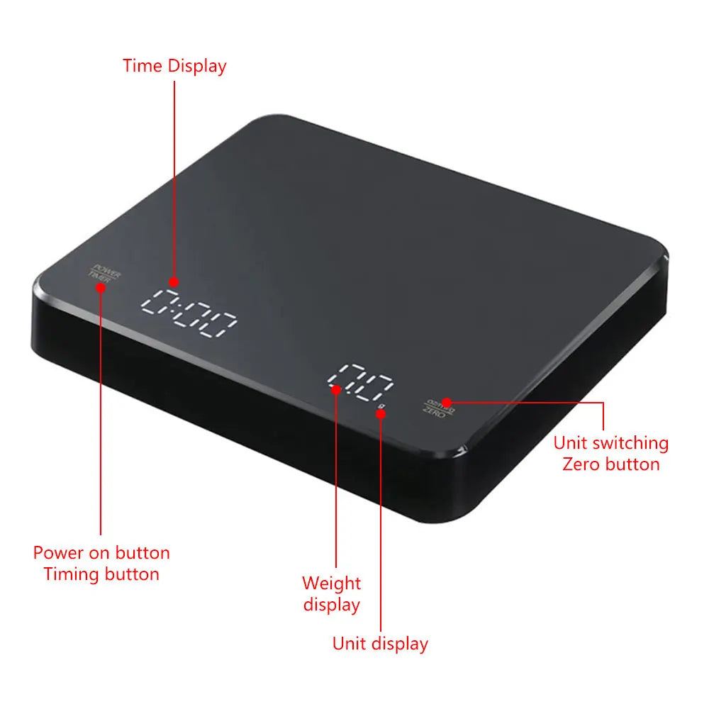 POCILLO Digital Coffee Scale with Timer - POCILLO