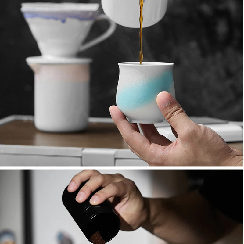 60° Ceramic Espresso Filter & Pour Over Set