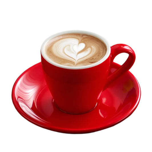 80ml Coffee Cup And Saucer Set European Style Colorful Coffee Cup Home Coffee Mug Home Supplies Gifts - POCILLO
