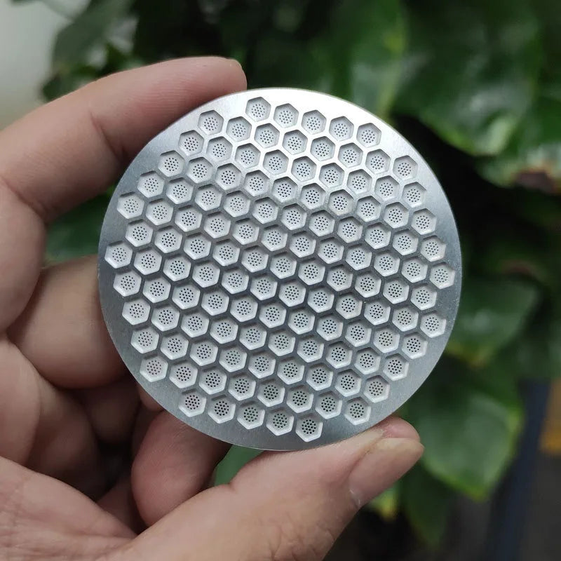 POCILLO 54mm Bottomless Unibody Portafilter with Dosing Ring and Screen Puck Set