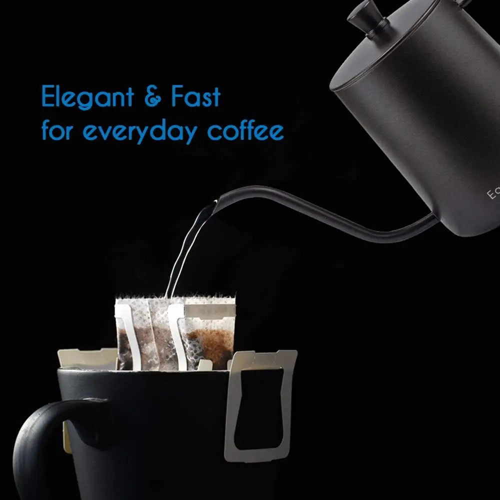 Easyworkz Gage Gooseneck Pour Over Coffee Kettle Stainless Steel Hand Drip Coffee Pot With Long Narrow Spout - POCILLO