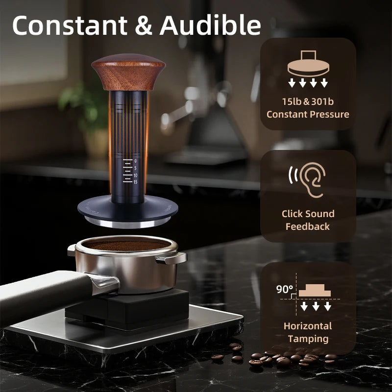 Espresso Force Tamper with Sound Feedback