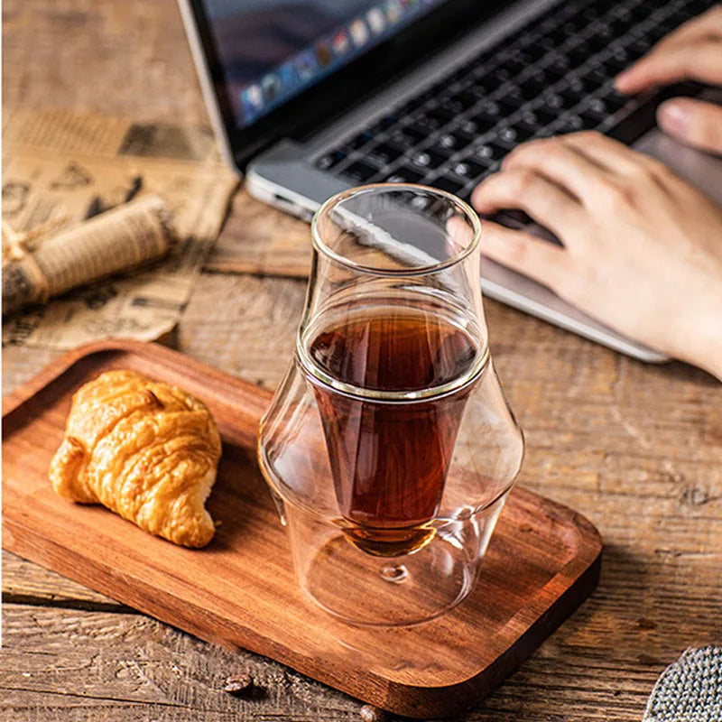 POCILLO Double-walled Glass Espresso Cup - POCILLO